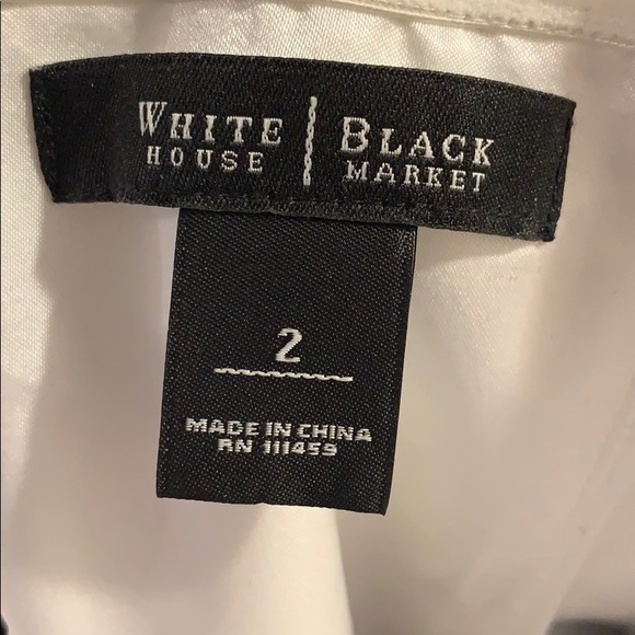 WHBM Strapless Formal Cocktail Dress Size 2 - Picture 3 of 4